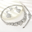 Show details for Attractive White Platinum Plated 4 Piece Jewelry Set For Your Occasions