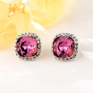 Show details for Popular Swarovski Element Platinum Plated Dangle Earrings Show details for Popular Swarovski Element Platinum Plated Dangle Earrings