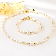 Picture of Great fresh water pearl Classic 2 Piece Jewelry Set