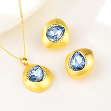 Show details for Zinc Alloy Blue 2 Piece Jewelry Set at Super Low Price