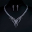 Show details for Party Cubic Zirconia 2 Piece Jewelry Set with No-Risk Return