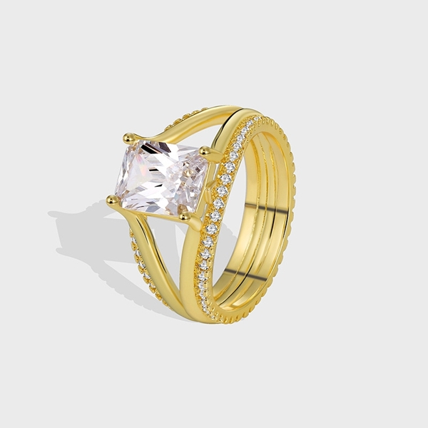 Picture of Fashion Geometric Fashion Ring in Flattering Style