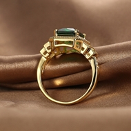 Picture of Featured Green Party Fashion Ring with Full Guarantee