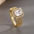 Picture of Copper or Brass Cubic Zirconia Fashion Ring at Super Low Price