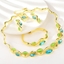 Show details for Stylish Flowers & Plants Zinc Alloy 4 Piece Jewelry Set