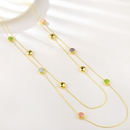 Show details for Gold Plated Classic Fashion Sweater Necklace for Her Show details for Gold Plated Classic Fashion Sweater Necklace for Her