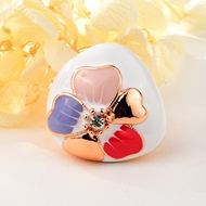 Show details for Designer Rose Gold Plated Enamel Fashion Ring with No-Risk Return Show details for Designer Rose Gold Plated Enamel Fashion Ring with No-Risk Return