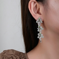 Picture of Fashion Flowers & Plants Dangle Earrings with Full Guarantee