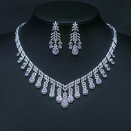 Show details for Featured White Platinum Plated 2 Piece Jewelry Set with Full Guarantee Show details for Featured White Platinum Plated 2 Piece Jewelry Set with Full Guarantee
