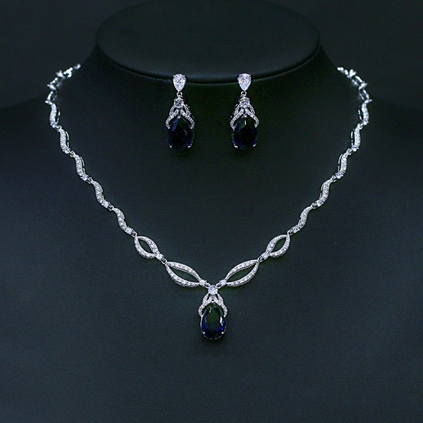 Picture of Recommended Platinum Plated Luxury 2 Piece Jewelry Set from Top Designer