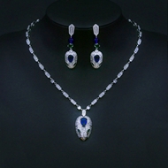 Show details for Stylish Leopard Cubic Zirconia 2 Piece Jewelry Set Show details for Stylish Leopard Cubic Zirconia 2 Piece Jewelry Set