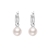 Picture of Attractive Artificial Pearl Party Small Hoop Earrings