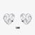 Picture of Attractive White Platinum Plated Stud Earrings For Your Occasions