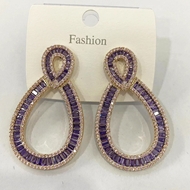 Show details for Fashion Copper or Brass Dangle Earrings in Flattering Style Show details for Fashion Copper or Brass Dangle Earrings in Flattering Style