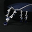 Show details for New Cubic Zirconia Platinum Plated 2 Piece Jewelry Set