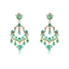 Show details for Hypoallergenic Gold Plated Cubic Zirconia Dangle Earrings with Easy Return