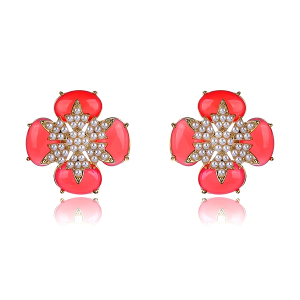 Picture of Distinctive Luxury Red Dangle Earrings in Bulk