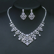Show details for Great Value White Cubic Zirconia 2 Piece Jewelry Set from Reliable Manufacturer Show details for Great Value White Cubic Zirconia 2 Piece Jewelry Set from Reliable Manufacturer