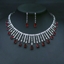 Show details for Hypoallergenic Platinum Plated Luxury 2 Piece Jewelry Set with Easy Return