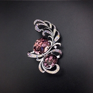 Show details for Fashion Swarovski Element Copper or Brass Brooche Show details for Fashion Swarovski Element Copper or Brass Brooche