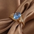 Picture of Copper or Brass Cubic Zirconia Fashion Ring for Her