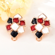 Picture of Most Popular Enamel Zinc Alloy Dangle Earrings