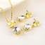 Show details for Party Gold Plated 2 Piece Jewelry Set with No-Risk Return