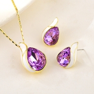 Show details for Classic Artificial Crystal 2 Piece Jewelry Set with Worldwide Shipping Show details for Classic Artificial Crystal 2 Piece Jewelry Set with Worldwide Shipping
