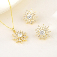Show details for Staple Snowflake White 2 Piece Jewelry Set Show details for Staple Snowflake White 2 Piece Jewelry Set