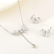 Picture of Delicate Cubic Zirconia 2 Piece Jewelry Set with No-Risk Refund