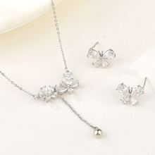 Show details for Delicate Cubic Zirconia 2 Piece Jewelry Set with No-Risk Refund
