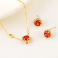 Show details for Featured Red Gold Plated 2 Piece Jewelry Set with Full Guarantee Show details for Featured Red Gold Plated 2 Piece Jewelry Set with Full Guarantee