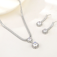 Show details for Recommended Platinum Plated Delicate 2 Piece Jewelry Set from Top Designer Show details for Recommended Platinum Plated Delicate 2 Piece Jewelry Set from Top Designer