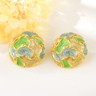 Show details for Party Enamel Dangle Earrings with Beautiful Craftmanship Show details for Party Enamel Dangle Earrings with Beautiful Craftmanship