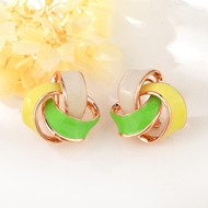 Picture of Classic Enamel Dangle Earrings at Unbeatable Price