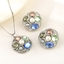 Show details for Hypoallergenic Platinum Plated Flowers & Plants 2 Piece Jewelry Set with Easy Return