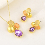 Show details for Shop Gold Plated Purple 2 Piece Jewelry Set with Wow Elements Show details for Shop Gold Plated Purple 2 Piece Jewelry Set with Wow Elements