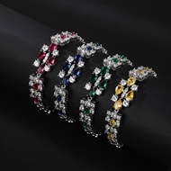 Picture of New Season Yellow Cubic Zirconia Fashion Bracelet with SGS/ISO Certification