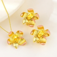 Picture of Delicate Flowers & Plants Party 2 Piece Jewelry Set