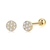Picture of 925 Sterling Silver Gold Plated Dangle Earrings at Super Low Price