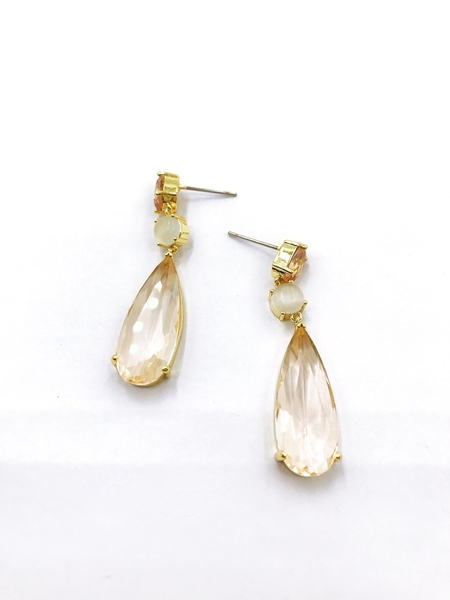 Picture of Trendy Gold Plated Colorful Drop & Dangle Earrings with No-Risk Refund