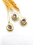 Show details for Nickel Free Gold Plated 18 Inch 2 Piece Jewelry Set with No-Risk Refund