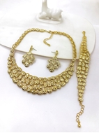 Show details for Pretty Medium Gold Plated 3 Piece Jewelry Set Show details for Pretty Medium Gold Plated 3 Piece Jewelry Set