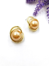 Show details for Nickel Free Gold Plated Party Clip On Earrings with Easy Return