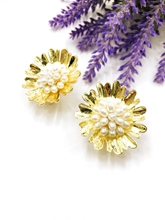 Show details for Low Price Simple shell pearl Clip On Earrings from Trust-worthy Supplier