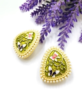 Show details for Famous Enamel Simple Clip On Earrings