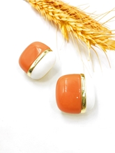 Show details for Popular Resin Simple Clip On Earrings