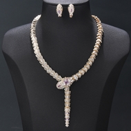 Show details for Great Cubic Zirconia Gold Plated 2 Piece Jewelry Set Show details for Great Cubic Zirconia Gold Plated 2 Piece Jewelry Set
