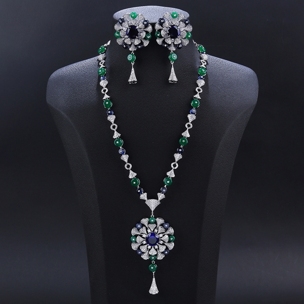 Picture of Brand New Colorful Party 2 Piece Jewelry Set in Flattering Style