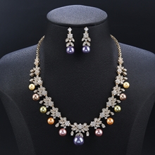 Show details for Simple Cubic Zirconia 2 Piece Jewelry Set with Worldwide Shipping